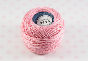 Пряжа Ирис 100% хлопок 10г 82м №0114 св.розовый