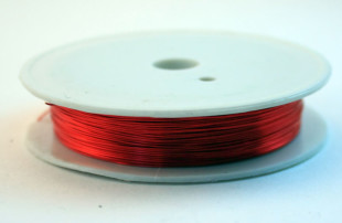 "Gamma" Проволока для бисера металл DGB- 025 d 0. 25 мм 50 м №14 алый