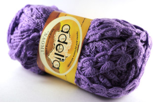 Пряжа ADELIA "NAOMI" 100% акрил 100г 24м±1.5м №08 фиолетовый