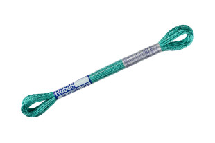 Нитки для вышивания " Gamma" мулине 100% вискоза 8 м R0606 бирюза